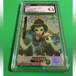 2023 Upper Deck Marvel Anime Vol 2 Thatched Foil Mantis #55 CGC 9.5!